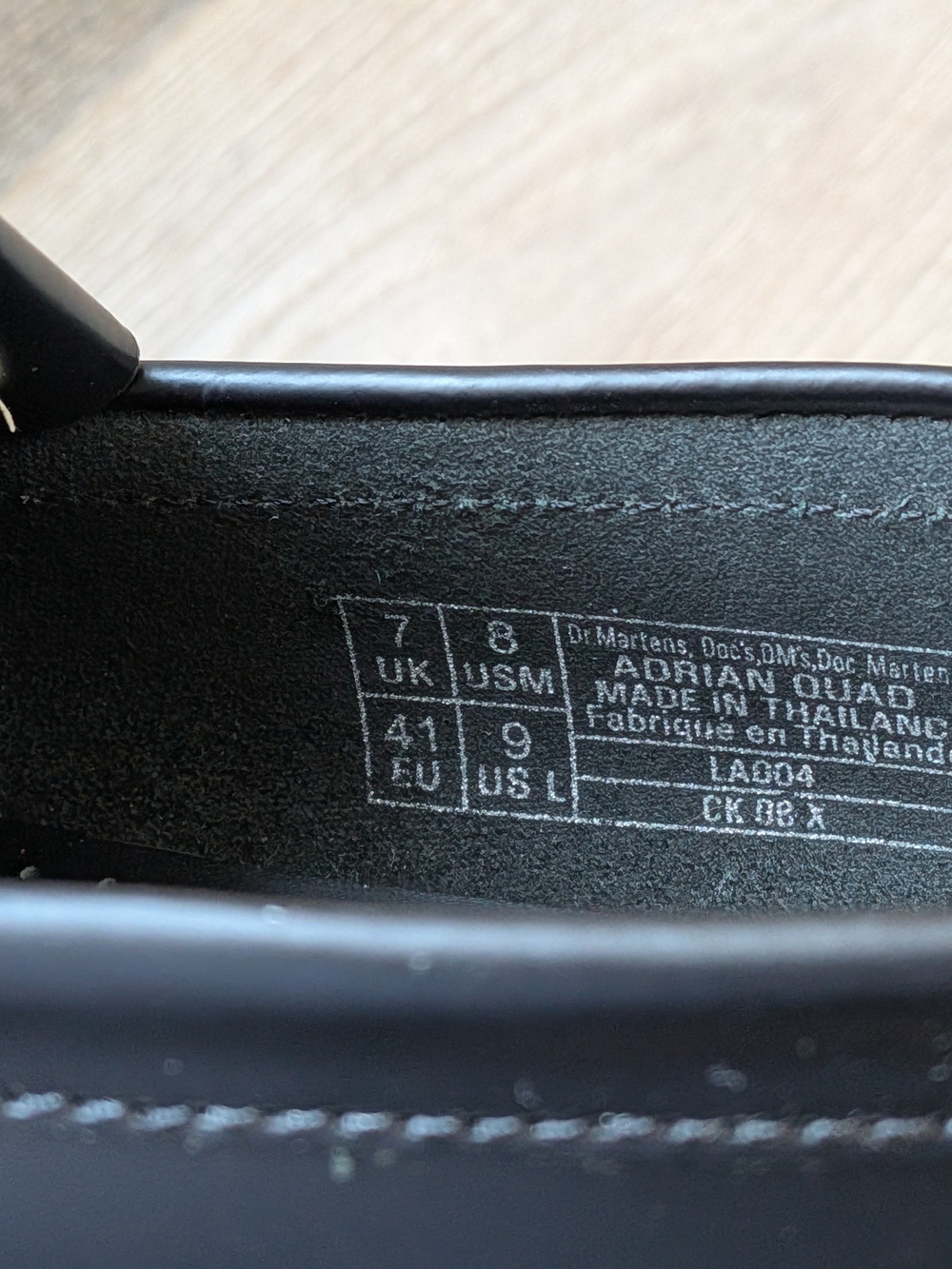 Dr. Martens Black Leather Tassel Platform Adrian Quad Loafers - Picture 3 of 7
